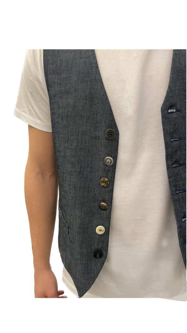 Gilet “effetto denim” - immagine 4